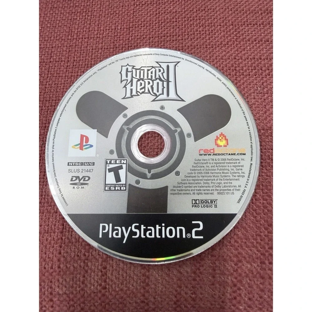 Guitar Hero II (PS2, Playstation 2) Tested *DISC ONLY*